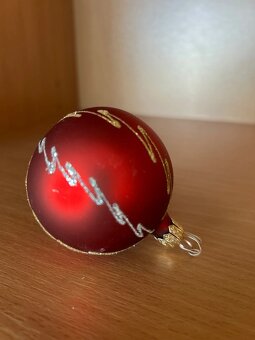 Retro vianočné gule Dazzlers, 4 ks č.5 - 4