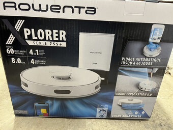 NOVÝ Robotický vysávač Rowenta X-Plorer S75s+ 4v1 Laser - 4