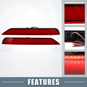 Reflektory do zadného nárazníka Subaru Forester - 4