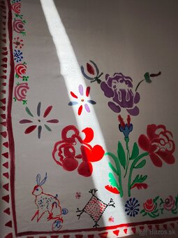 Ručne maľovaná hodvábna šatka - 4