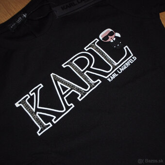 Karl Lagerfeld dámske čierne šaty - 4