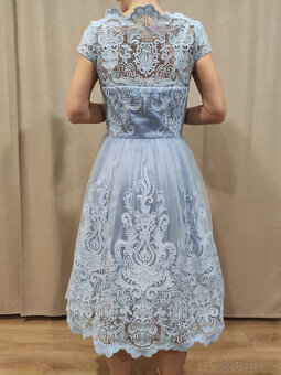 Spoločenské šaty Chi Chi, NÁADHERNÉ, TOP stav, MIDI,veľ.S-M - 4