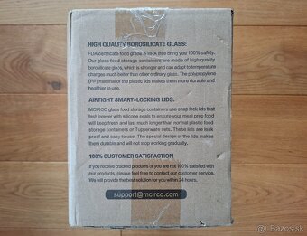 MCIRCO sklenené nádoby 10 ks - 4