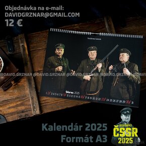 RETRO KALENDÁR 2025 Uniformy ČSSR - 4