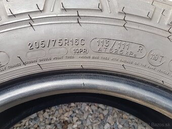 205/75 r16c letné pneumatiky 2ks Michelin - 4