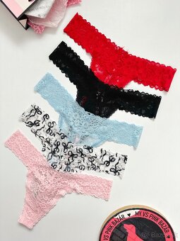 Victoria’s Secret Pink tanga nohavičky L - 4