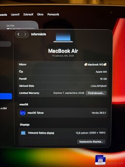 Apple Macbook air 13" m4 256gb blue - 4