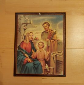 Stare naboženske obrazy- obrazky,medaila Ján Pavol II - 4