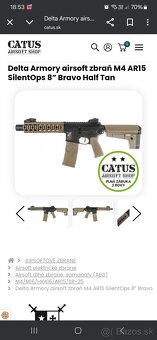 AR15 SILENT OPS8 BRAVO HALF TAN - 4