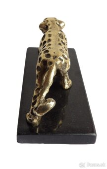 Luxusní dekorativní plastika leoparda - 4