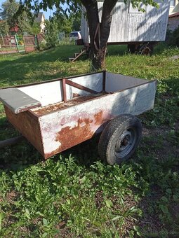Prívesný vozík za malotraktor(parohač) - 4