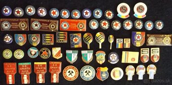 športové odznaky - Lokomotíva, Dukla, Sparta, Slávia, OH - 4