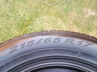 Sada kolies VW Tiguán 2, plechové disky + pneu 215/65 R17 - 4