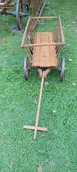 Malý drevený vozík - rebrinak - 4