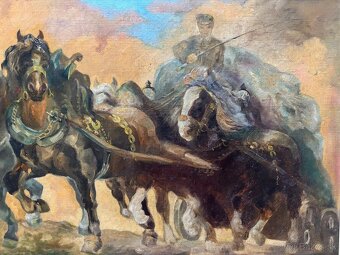 Obraz H. Raszyk 1932, olejomalba na plátně 45x55 - 4