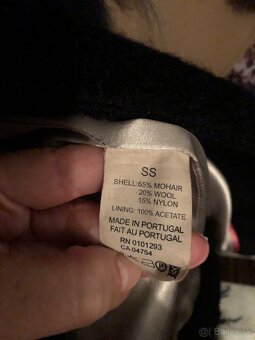 GANT - kabát cierny po kolena - 4