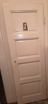 Interiérové dvere drevené, 2x - 4