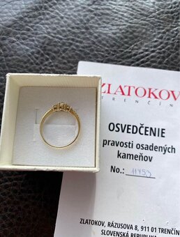 Brliliantový zásnubný prsteň - 4