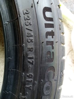 Predám letné pneumatíky continental 255/45r17 - 4