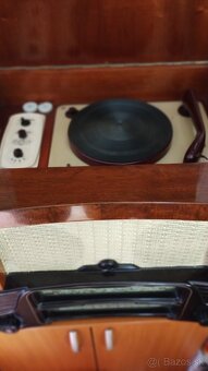 Starožitný rádio - gramofón - 4