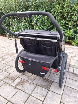 Predám Thule Chariot Sport 2 – Midnight Black (TOP STAV, pln - 4