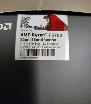 procesor AMD Ryzen 7 2700 socket AM4 - 4