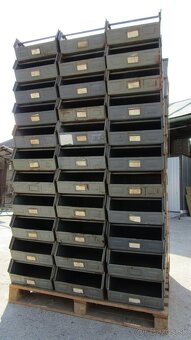 Plechové silné boxy na náradie,materíal a podobne. - 4