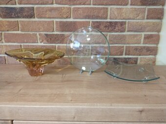 váza, košík, fúkané sklo, misa, hutné sklo - 4