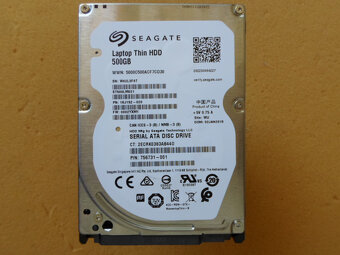 ♦️ 2,5" SATA disk do notebooku - 500 GB ♦️ - 4