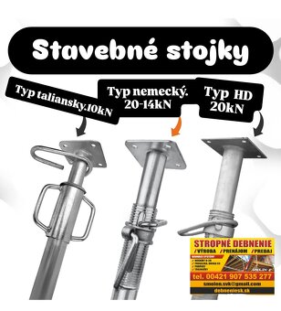 Šalovacie dosky na stropne debnenie - 4