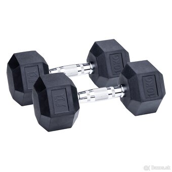 HEX jednoručné činky - šesťhranné, zn. MYGYM - 4