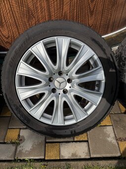 Originál Mercedes W222 R18 elektróny s zimnými pneu - 4