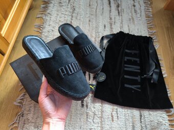Dámske kožené espadrilky Fenty x Puma - 4