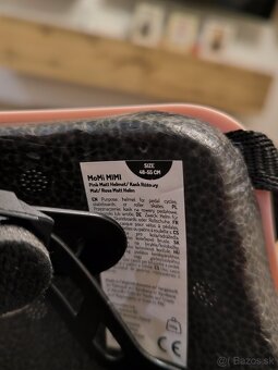 Prilba MoMi MIMI ružová 48-55 cm - 4