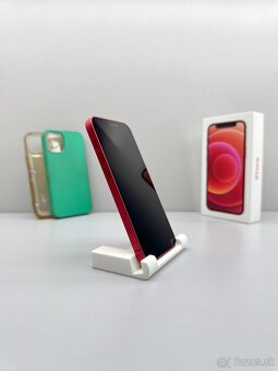 iPhone 12 MINI RED TOP STAV NOVÁ BATÉRIA 100% - 4