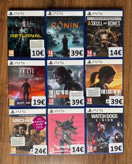 HRY na PS4 a PS5 (4+1 alebo 6+2 zdarma) - 4