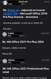Microsoft Office 2021 Pro Plus licencia - doživotná - 4