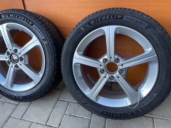 Orig. Mercedes alu disky 5x112 6,5jx17 ET44 205 55 R17 zimn - 4