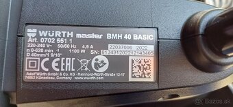 Vŕtacie a sekacie kladivo BMH 40 BASIC_Wurth - 4