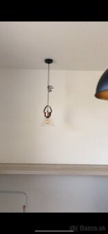 Predám moderné závesné lampy – set 3 kusy - 4