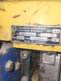 Predám malotraktor AGZAT s motorom JM4-002 – 3,5 kW - 4