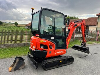 Minibagr Kubota KX019-4 hyd.podvozek/ hyd.svah/ 2t - 4
