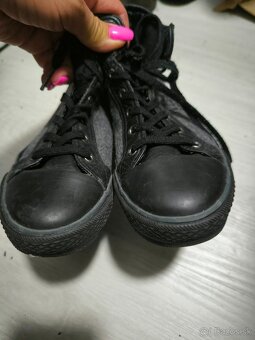 Moderné kotníkové topánky z Rakúska,v 36, nosené párkrát moj - 4