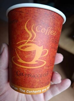 Papierové poháre 2 dcl na kávu/čaj - 4