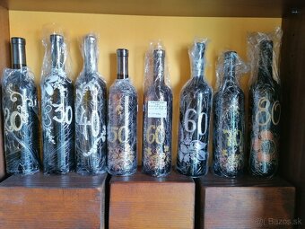 Jubilejné fľaše + poháre do vinotéky - BARTER - 4