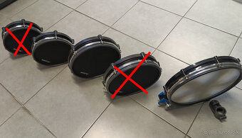TOM / SNARE / FLOOR pady pre elektrické bicie - 4