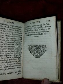 Stará kniha Kráľovstvo Poľské Viedeň 1669 Pergamentova vazba - 4