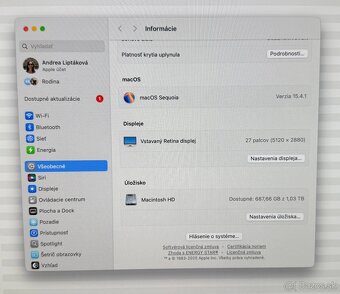 Predám Apple iMac 27 Intel i5 2019 - 4