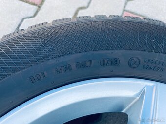 AL disky originál VW 5x112 R16 ET 43 so zimnými pneumatikami - 4