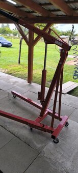 Hydraulický zdvihák motorov 2t Vyrovnavaci zaves - 4